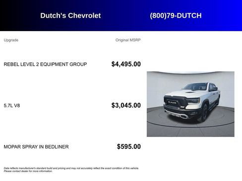 Used 2023 RAM 1500 Rebel w/ Rebel Level 2 Equipment Group AWD/4WD image 5