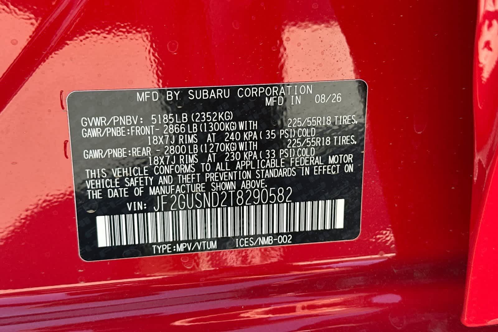 New 2026 Subaru Crosstrek 2.5i Limited AWD/4WD image 34