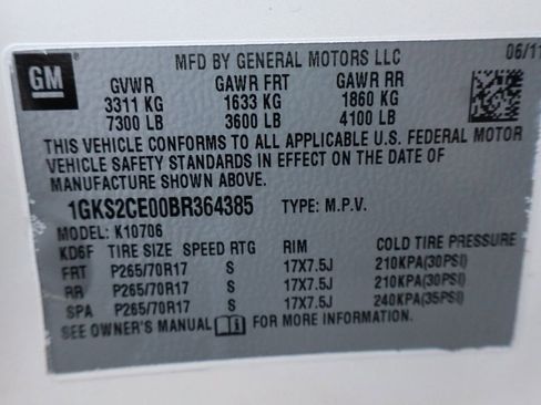 Used 2011 GMC Yukon SLT w/ SLT-2 Equipment Package image 48