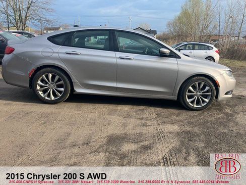 Used 2015 Chrysler 200 S w/ Navigation & Sound Group I AWD/4WD image 8