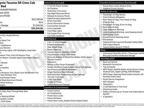 Used 2024 Toyota Tacoma SR RWD image 10