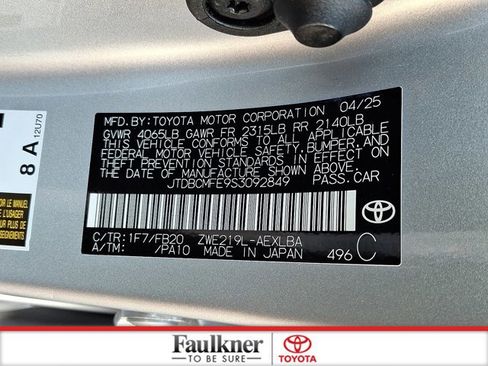 Certified 2025 Toyota Corolla LE image 26