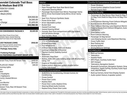 Certified 2025 Chevrolet Colorado Trail Boss AWD/4WD image 16