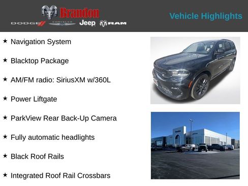 New 2026 Dodge Durango GT w/ Blacktop Package image 2