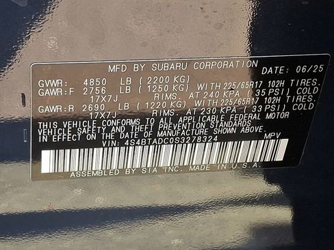 Used 2025 Subaru Outback Premium image 26