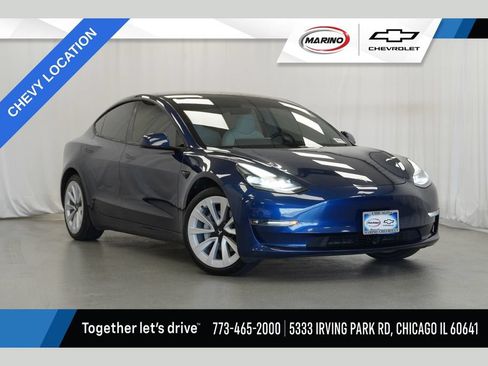Used 2021 Tesla Model 3 Long Range AWD/4WD image 1