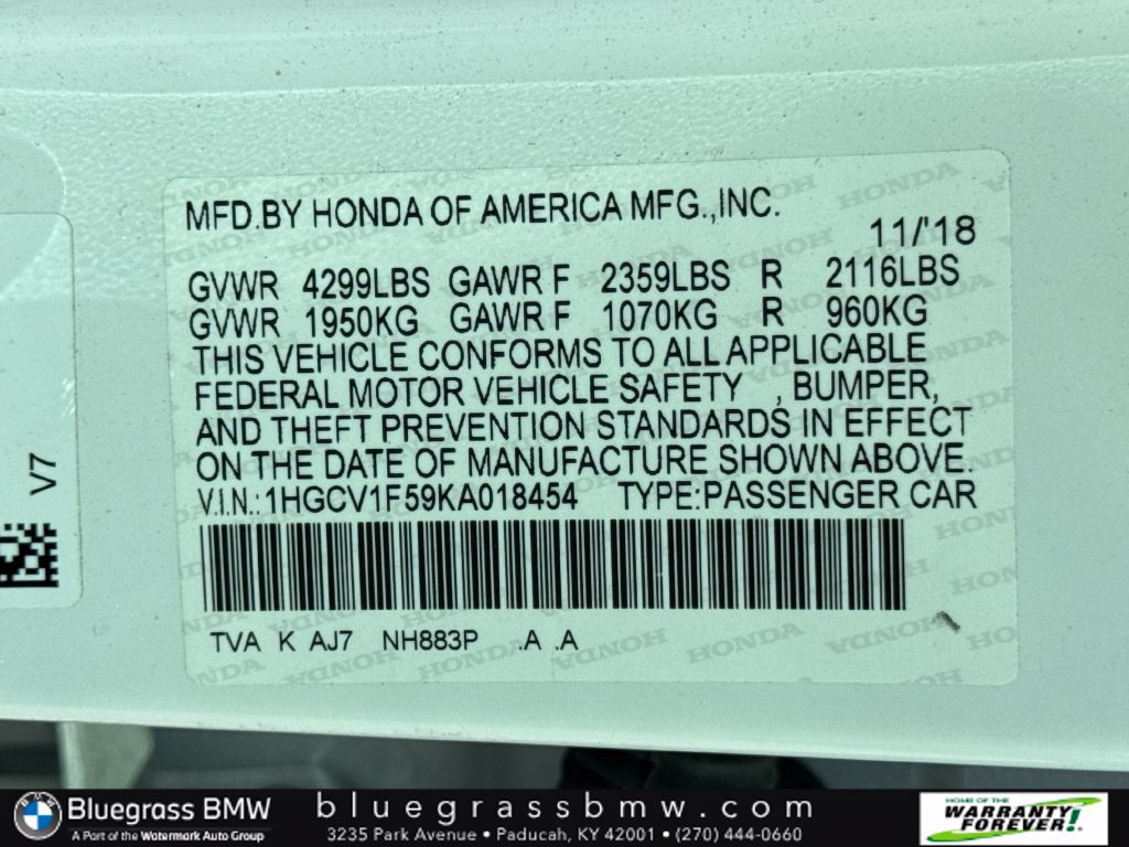 Used 2019 Honda Accord EX-L image 26
