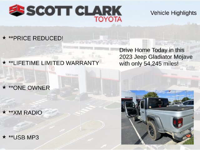 Used 2023 Jeep Gladiator Mojave w/ Trailer Tow Package AWD/4WD image 11