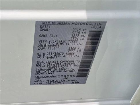 Certified 2024 Nissan Murano SV w/ SV Midnight Edition Package FWD image 24