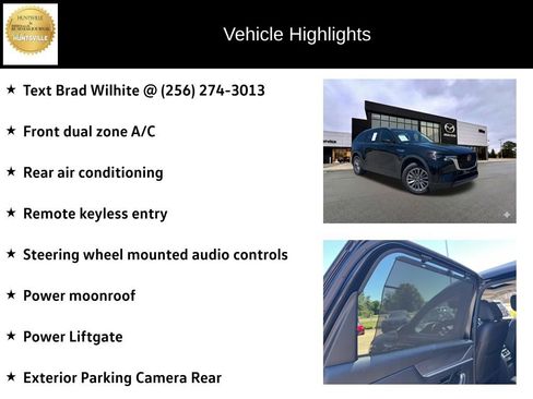 Certified 2025 MAZDA CX-90 3.3 Turbo w/ Preferred Package AWD/4WD image 7