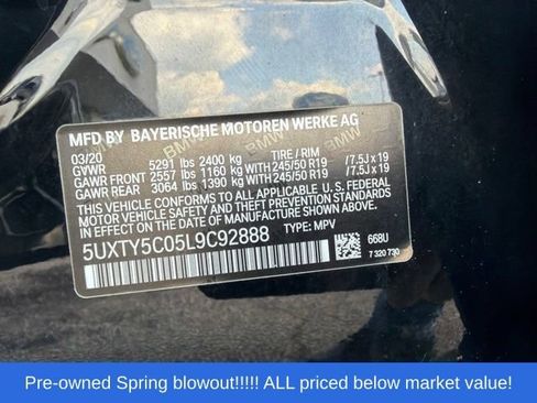 Used 2020 BMW X3 xDrive30i w/ Premium Package AWD/4WD image 20