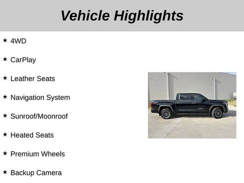 Used 2023 Toyota Tundra Limited w/ Power Package AWD/4WD image 5