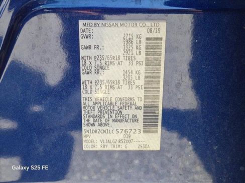 Used 2020 Nissan Pathfinder SL FWD image 26