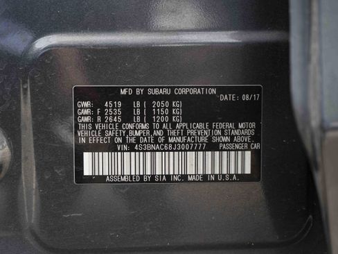 Used 2018 Subaru Legacy 2.5i Premium image 41