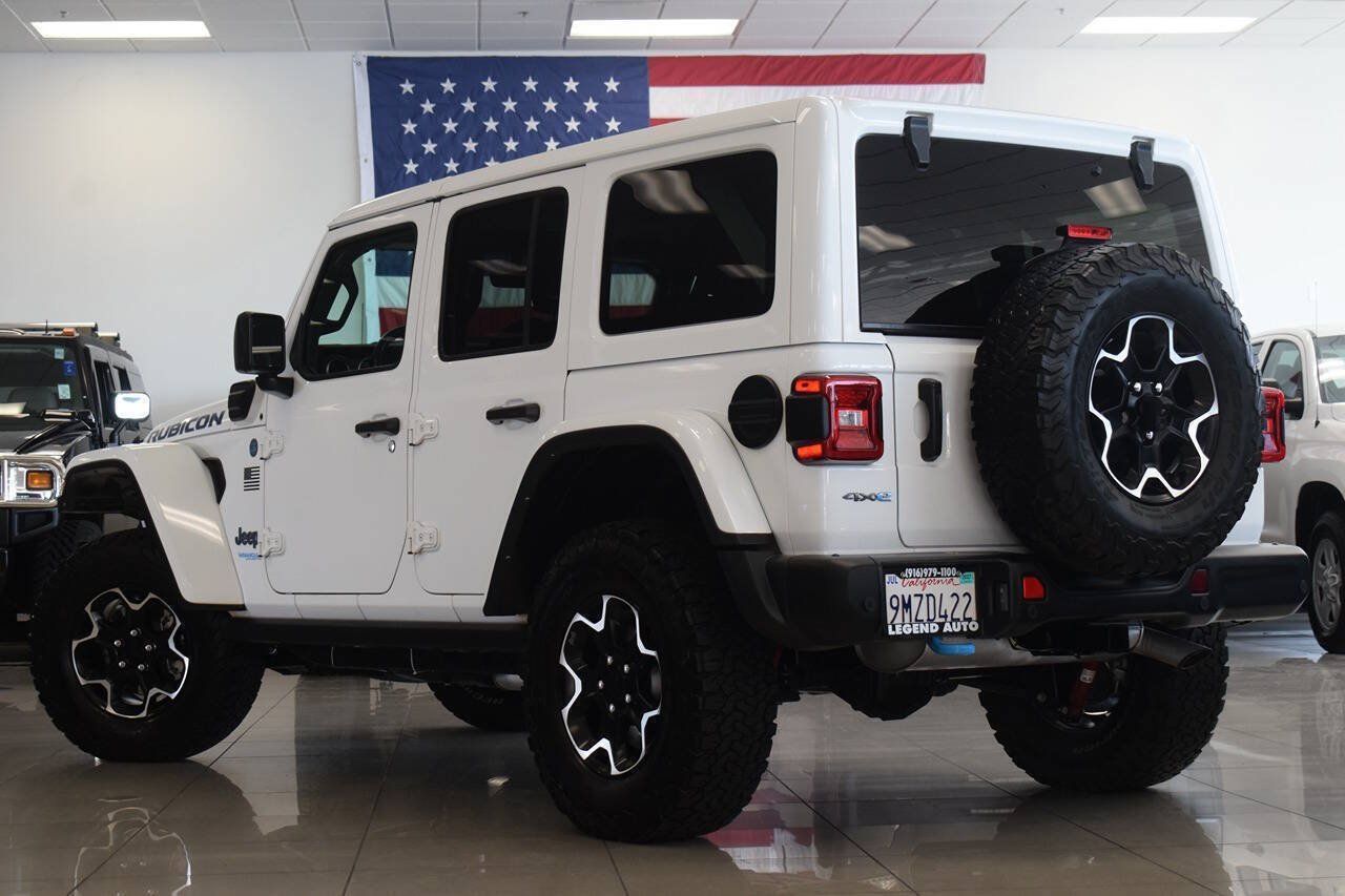 Used 2021 Jeep Wrangler Unlimited Rubicon 4xe w/ Steel Bumper Group AWD/4WD image 5