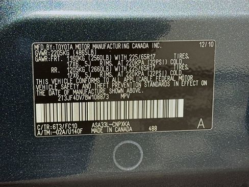 Used 2011 Toyota RAV4 4WD w/ Base L4 Extra Value Pkg image 29