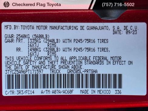 Used 2023 Toyota Tacoma SR5 image 22