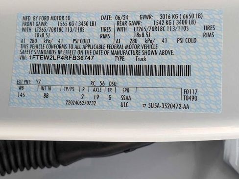 Certified 2024 Ford F150 STX w/ Equipment Group 201A FX4 AWD/4WD image 29
