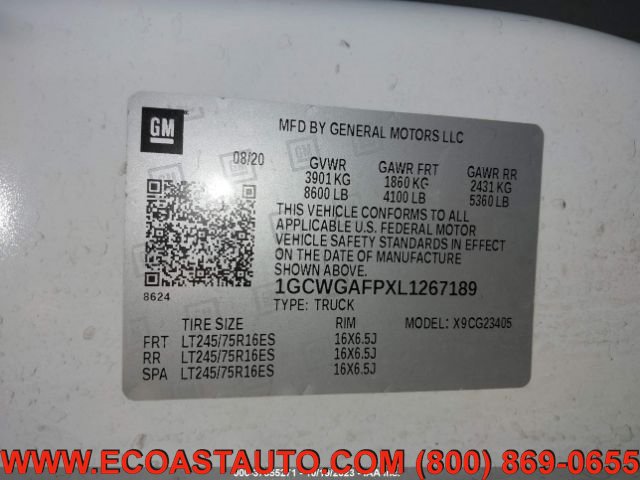 Used 2020 Chevrolet Express 2500 RWD image 15