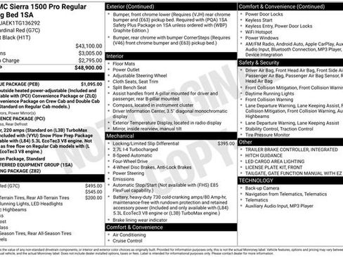 Used 2026 GMC Sierra 1500 Pro w/ Pro Value Package image 2