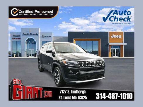 Certified 2023 Jeep Compass Limited AWD/4WD image 1