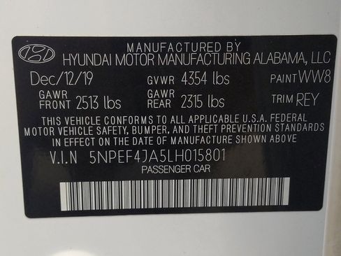 Used 2020 Hyundai Sonata SEL image 33