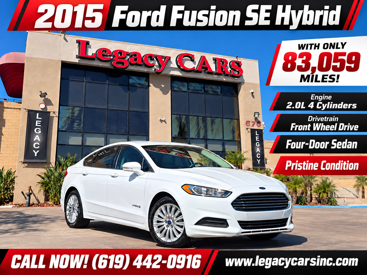 Used 2015 Ford Fusion SE FWD image 2