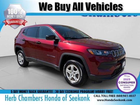 Used 2022 Jeep Compass Sport AWD/4WD image 1