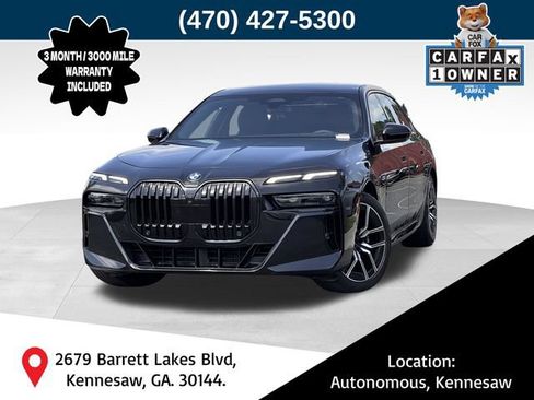 Used 2023 BMW 740i w/ Parking Assistance Package RWD image 1