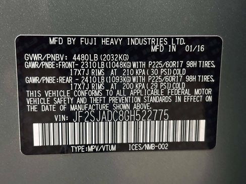 Used 2016 Subaru Forester 2.5i Premium w/ All-Weather Package AWD/4WD image 36