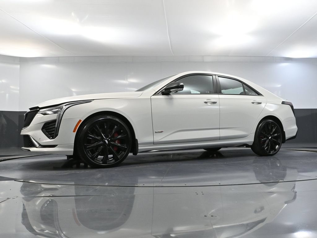 Used 2023 Cadillac CT4 V w/ LPO, ONYX Package AWD/4WD image 46