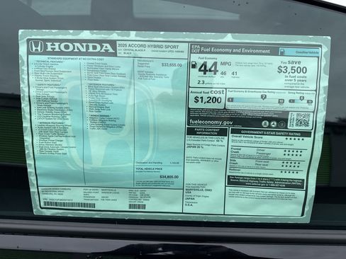 New 2025 Honda Accord Sport image 9