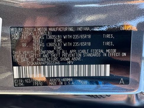 Used 2023 Toyota Highlander XLE FWD image 30