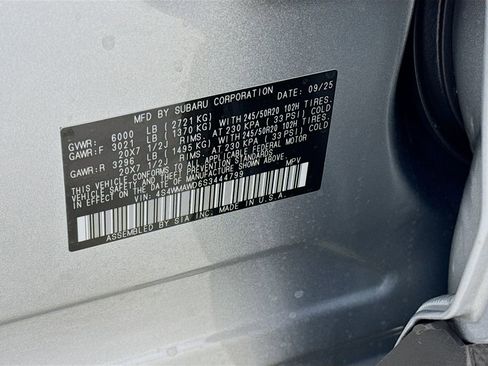 New 2025 Subaru Ascent Bronze Edition image 35