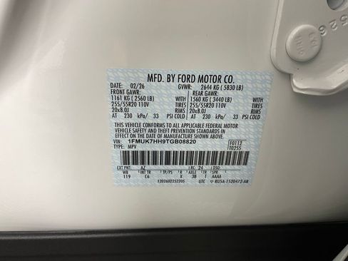 New 2026 Ford Explorer Platinum RWD image 26