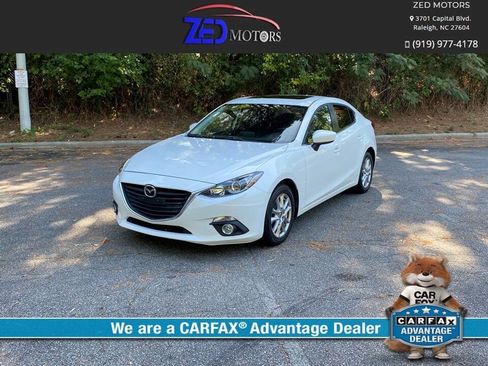 Used 2016 MAZDA MAZDA3 i Touring w/ Popular Equipment Package FWD image 1