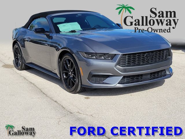 Certified 2025 Ford Mustang Convertible w/ Mustang Nite Pony Package RWD image 1