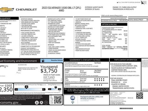 Used 2023 Chevrolet Silverado 1500 LT AWD/4WD image 32