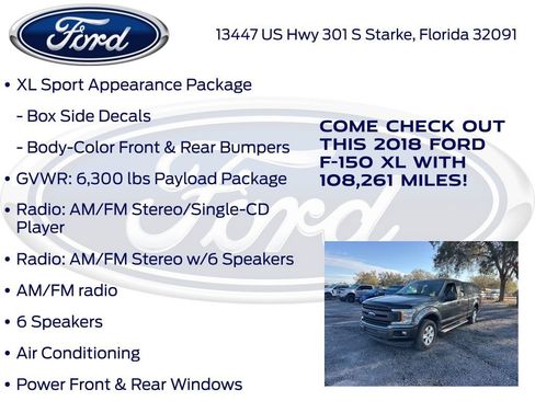 Used 2018 Ford F150 XL w/ Equipment Group 101A Mid image 22