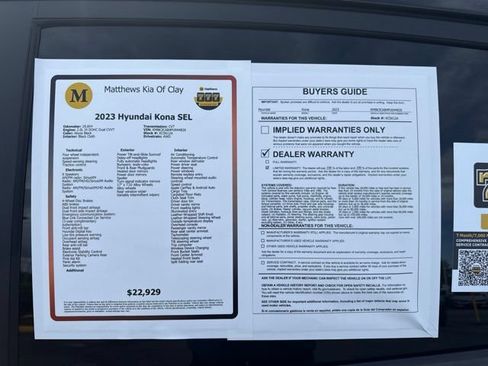 Used 2023 Hyundai Kona SEL w/ Convenience Package AWD/4WD image 13