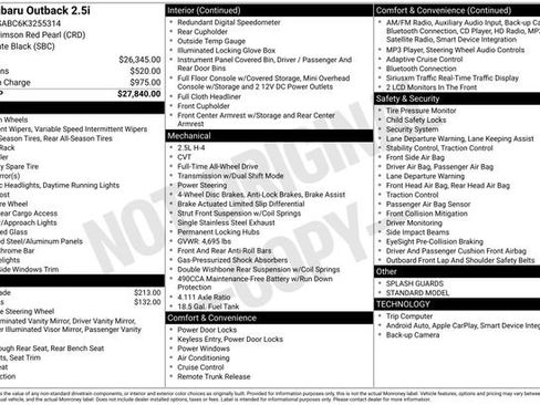 Used 2019 Subaru Outback 2.5i image 31