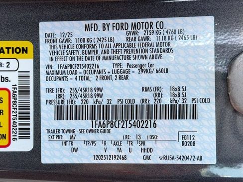 New 2026 Ford Mustang GT RWD image 36