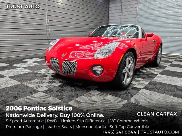 Used 2009 Pontiac Solstice Convertible w/ Premium Package RWD image 1