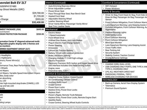 Used 2023 Chevrolet Bolt LT w/ Infotainment Package image 9