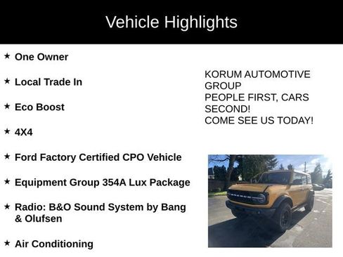 Certified 2022 Ford Bronco Wildtrak image 4