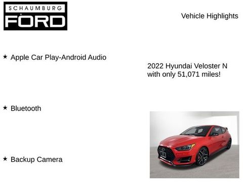 Used 2022 Hyundai Veloster N FWD image 7