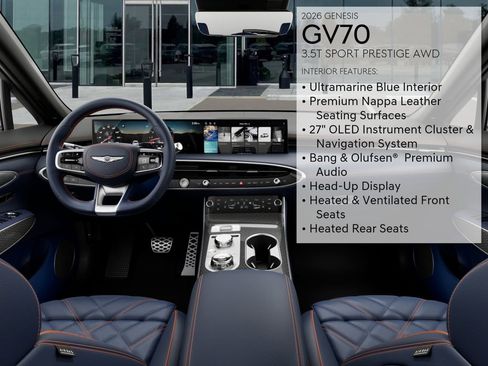 New 2026 Genesis GV70 3.5T Sport Prestige AWD/4WD image 17