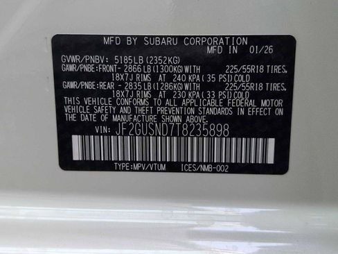 New 2026 Subaru Crosstrek 2.5i Limited AWD/4WD image 35