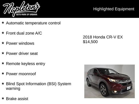 Used 2018 Honda CR-V EX image 15
