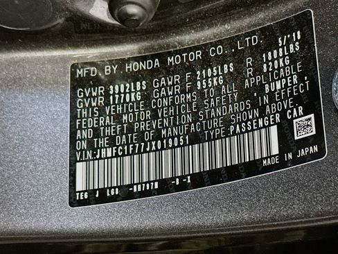 Used 2018 Honda Civic EX-L image 12
